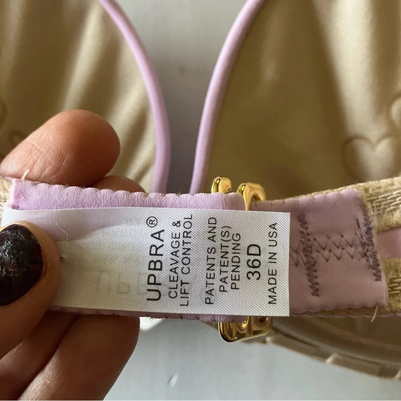 Upbra Push-up Bikini top Lavender 36D - Picture 3 of 9